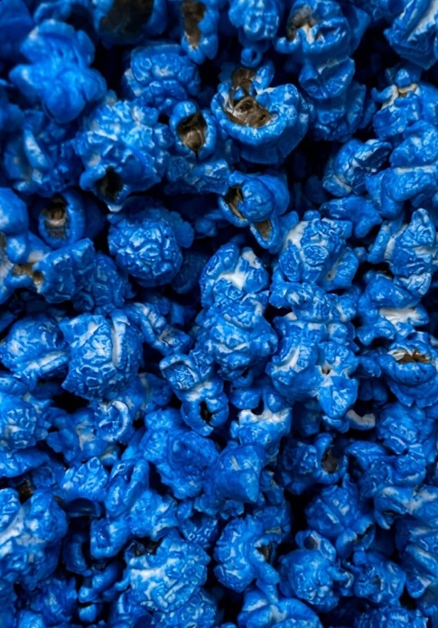 Neon Blue Raspberry Popcorn